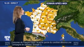 La météo pour ce lundi 13 mars 2017