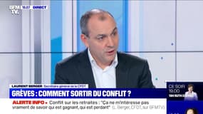 Laurent Berger: "La CFDT est pour un système universel des retraites si celui-ci permet de réduire les inégalités du système actuel"