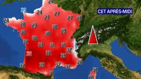 La carte météo du 14 juin 2022