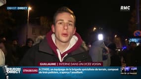Attaque à Strasbourg: Guillaume, lycéen, "On se sent beaucoup mieux" 