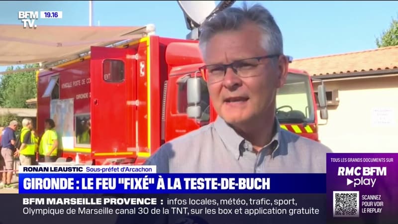 Incendies en Gironde: à La Teste-deBuch, le feu est désormais 