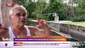RMC s’engage pour vous : Un barrage improvisé bouche le lit d'une rivière - 08/09