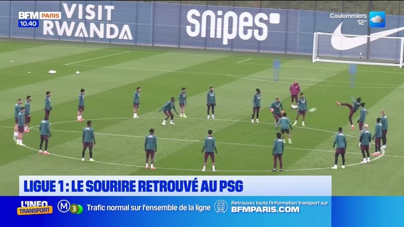 Ligue 1: le sourire retrouvé au PSG avant de défier Lens