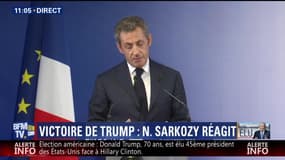 Donald Trump président des États-Unis: "C'est un choix exprimé démocratiquement et qui doit être respecté", Nicolas Sarkozy