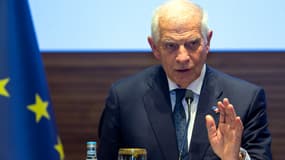Le chef de la diplomatie européenne Josep Borell le 19 novembre 2023 au Qatar