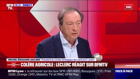 Crise agricole: "C'est beaucoup le politique qui nous a mis les uns contre les autres", affirme Michel-Édouard Leclerc