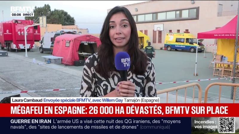 Mégafeu en Espagne: 26.000 hectares ont déjà brûlé à 100 kilomètres au nord de Madrid