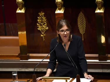 La députée LREM Aurore Bergé le 15 octobre 2019 à l'Assemblée nationale