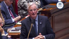 Le Premier ministre Michel Barnier, à l'Assemblée nationale le 5 novembre 2024.