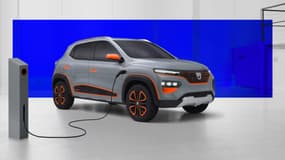 Dacia commercialisera l'an prochain en Europe une petite voiture électrique. Le constructeur dévoile le conceot ce mardi, son nom: Spring electric.