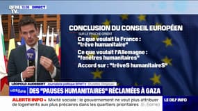 Israël/ Gaza: à l'issue du Conseil européen, des "trêves humanitaires" réclamées dans l'enclave palestinienne