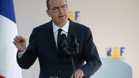 Le Premier ministre, Jean Castex, lors de l'université du Medef, le 26 août 2020 à Paris, a beaucoup insisté sur le rôle essentiel des entreprises pour la réussite du plan de relance.