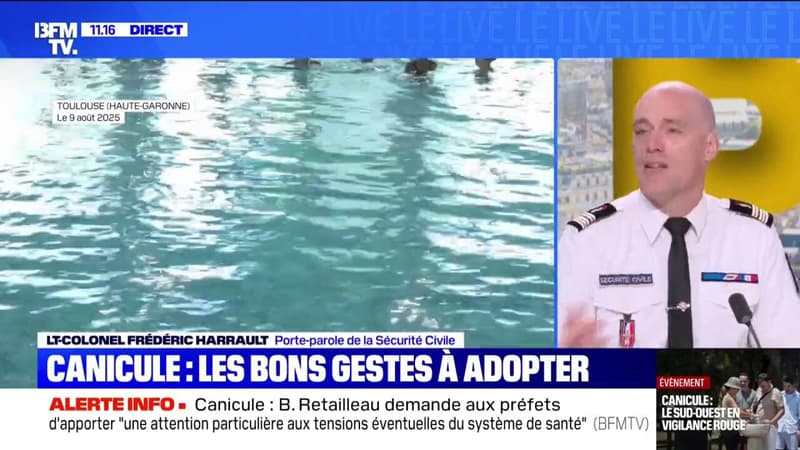 Frédéric Harrault, porte-parole de la Sécurité civile: 
