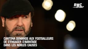 Cantona demande aux footballeurs de s’engager davantage dans les nobles causes