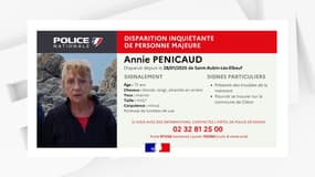 L'avis de disparition inquiétante publié le 29 janvier 2025 par la police nationale de Seine-Maritime.