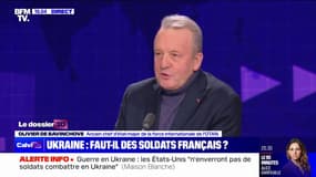 Envoi de troupes en Ukraine: "[Emmanuel Macron] utilise une dialectique de la dissuasion fondamentale", pour Olivier de Bavinchove (ancien chef d'état-major de la force internationale de l'OTAN)