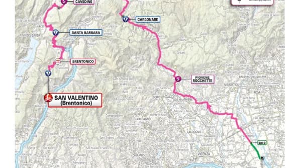 Le parcours de la 16e étape du Tour d'Italie 2025 Le parcours de la 16e étape du Tour d'Italie 2025