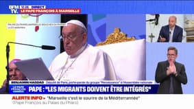 Propos du pape sur les migrants: "Il est dans sa mission de représenter un idéal" selon Benjamin Haddad, député "Renaissance"