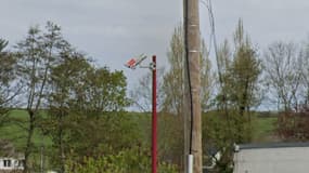 Une des caméras installées pour prévenir les inondations à Saint-Léonard dans la Pas-de-Calais.