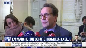 "Voter contre le budget, c’est s’exclure de la majorité." Gilles Le Gendre (LaRem) réagit à l’exclusion de Sébastien Nadot du parti