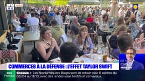 La Défense: les commerces profitent de l'affluence pour les concerts de Taylor Swift