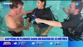 Les Ch'tites Sorties du samedi 23 novembre 2024 - Baptême de plongée dans un bassin de 33 mètres