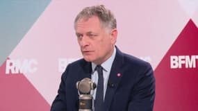 Le rapporteur général du budget Philippe Juvin sur BFMTV-RMC le 22 décembre 2025. 
