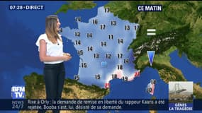 La météo pour ce mercredi 15 août 2018