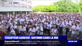 Chauffeur agressé: 6000 personnes réunies à Bayonne pour une marche blanche