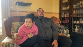 Kayla et son père, en février 2023