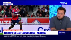 Ligue 1: les tops et flops de la victoire du LOSC contre Monaco