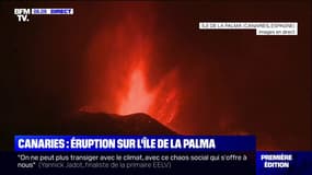 Les images impressionnantes d'une rare éruption volcanique sur l'île de La Palma aux Canaries
