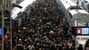 La Gare de Lyon, le mardi 3 avril 2018.