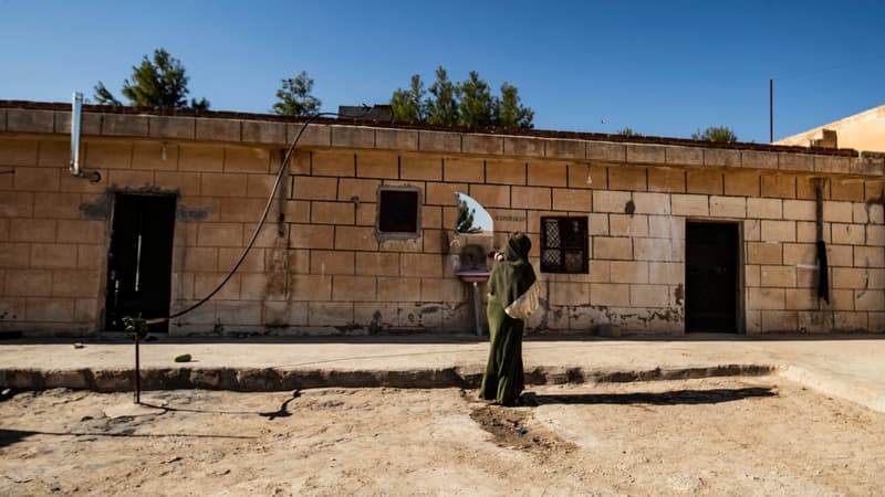 Une femme yézidie au nord-ouest de la Syrie, le 23 novembre 2020. (Photo d'illustration)
