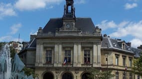 La mairie du 20e, place Gambetta