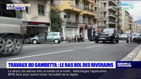 Nice: le ras le bol des habitants face aux travaux du boulevard Gambetta
