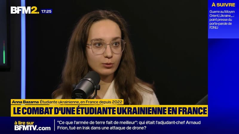 "Mon oncle est toujours au front": une étudiante ukrainienne réfugiée en France décrit le quotidien de sa famille à Kiev