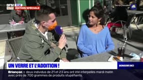 Manosque: beaucoup de monde en terrasse pour la réouverture des bars et restaurants