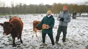 McFly et Carlito dans le clip de "Je me souviens"