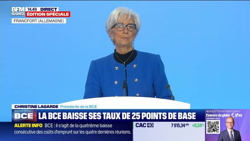 Emission spéciale BCE, suivez Christine Lagarde en direct depuis Francfort