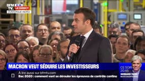 Emmanuel Macron: "Depuis 8 mois, on recrée des emplois dans l'industrie"