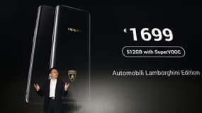 Le smartphone Oppo édition Lamborghini a été dévoilé le 19 juin.