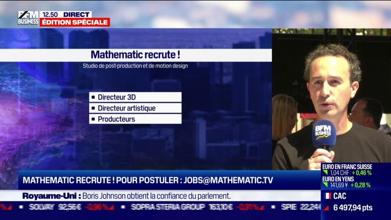 On recrute ! Mathematic : studio de post-production et de motion design