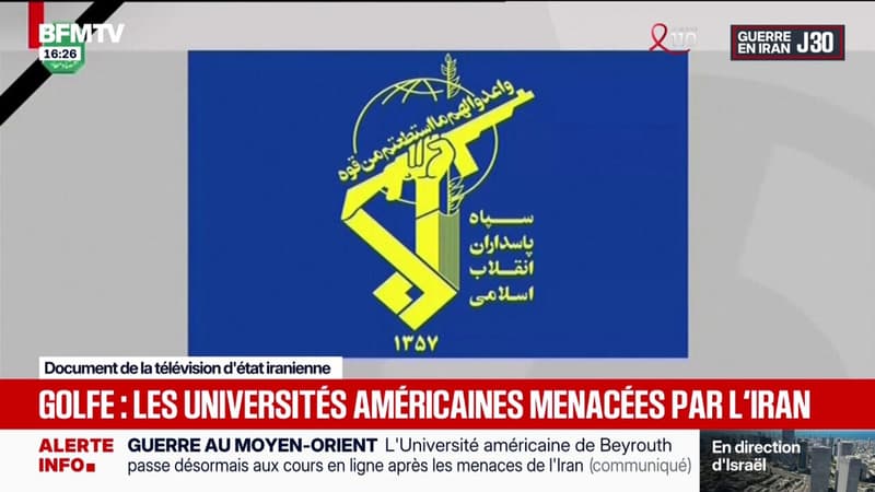 Les tensions s'intensifient au Moyen-Orient avec des menaces iraniennes visant les universités américaines