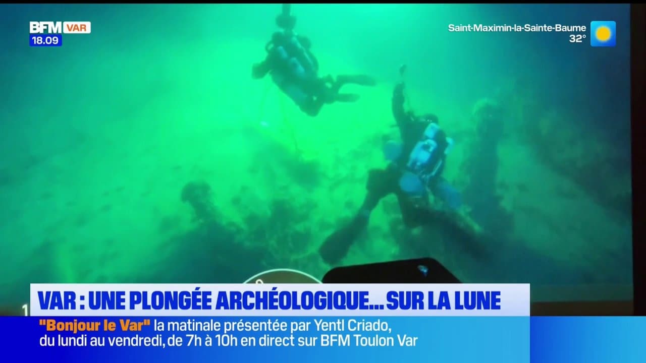 Var : Une plongée archéologique sur l'épave. de La Lune, vieille de 362 ans