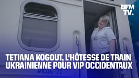 ":Tetiana Kogout, l'hôtesse de train ukrainienne pour VIP occidentaux 