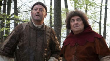 Jean Reno et Christian dans "Les Visiteurs: la Terreur"