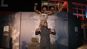La statue de Dwyane Wade inaugurée à Miami, le 27 octobre 2024.
