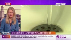 Inondations : attention à l'eau du robinet