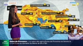 Météo Bouches-du-Rhône: grand soleil et températures élevées, jusqu'à 29°C à Marseille